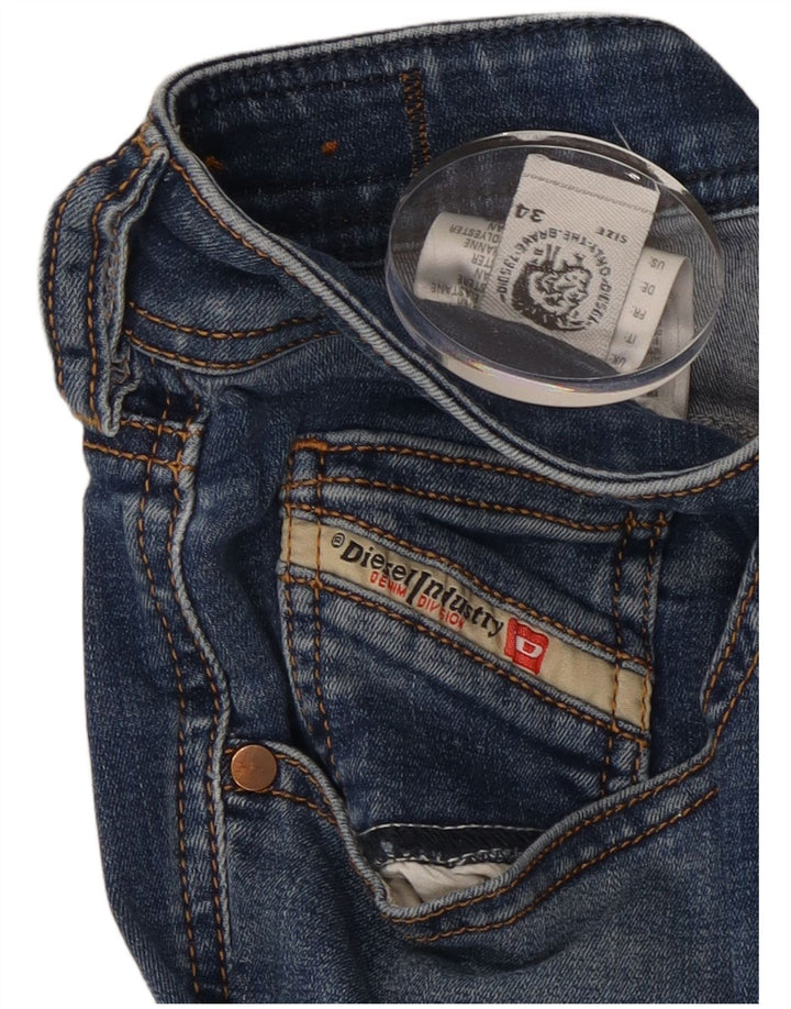 Blugi skinny pentru femei Diesel W34 L29 Bumbac albastru