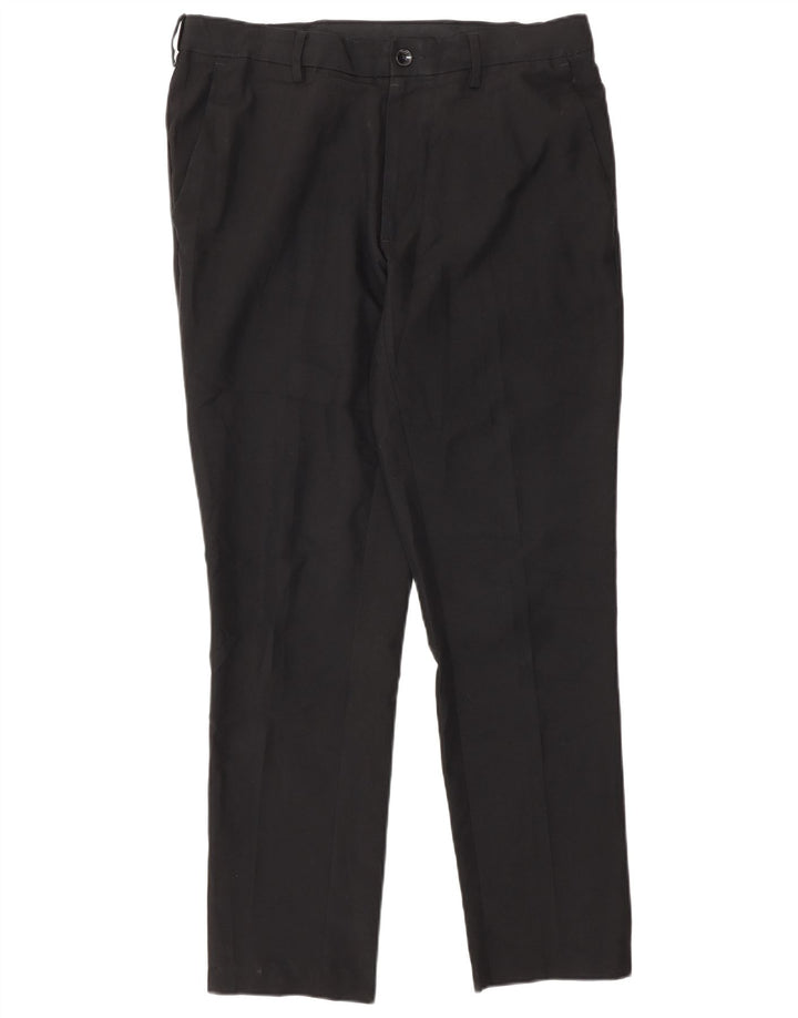 Pantaloni chino pentru bărbați Marks & Spencer Slim Fit L32 L29 Poliester negru