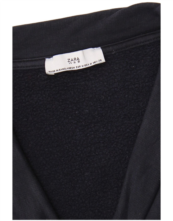 Pulover supradimensionat pentru femei Zara UK 14 Medium Bleumarin