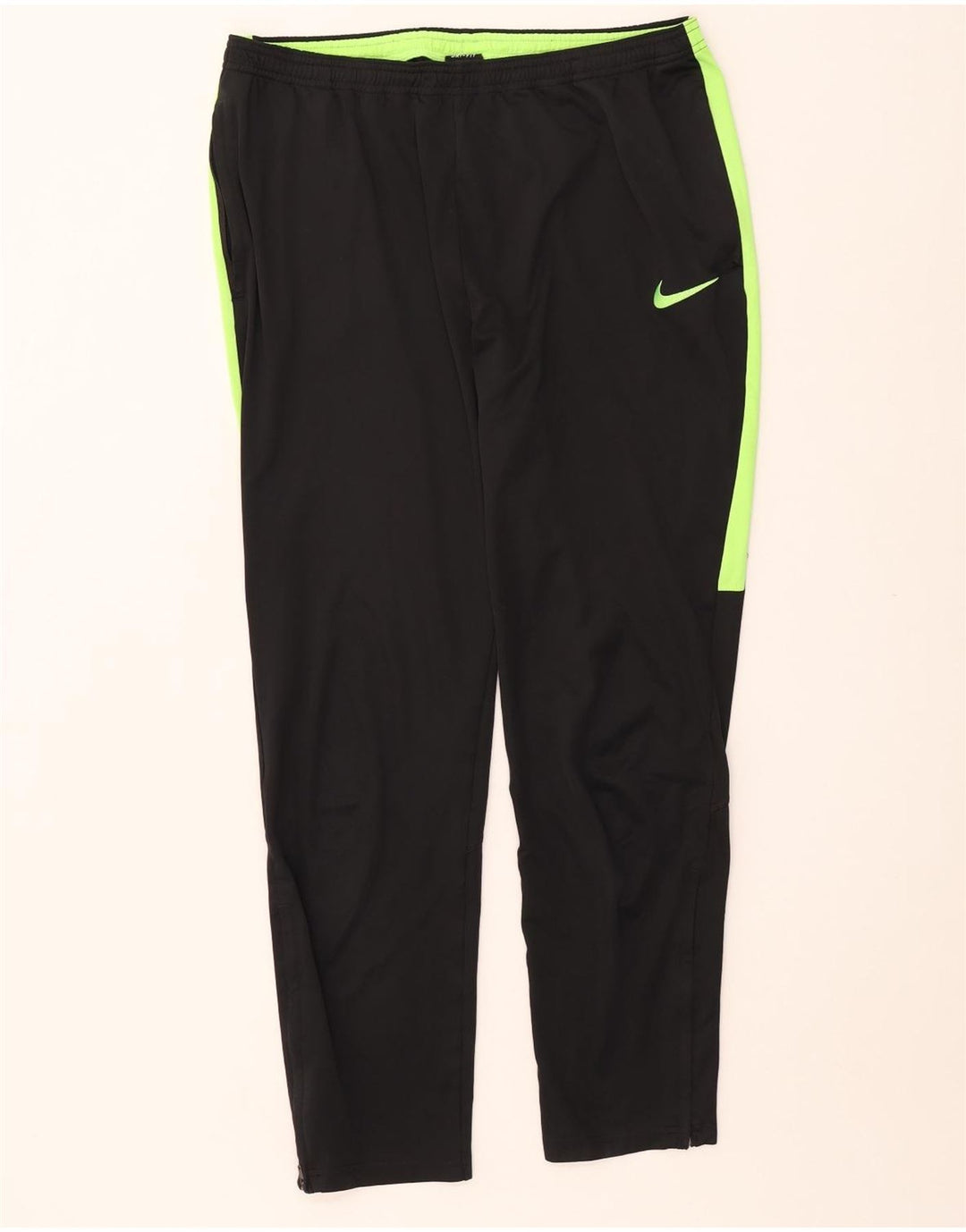 Pantaloni de trening NIKE Dri Fit pentru bărbați, mari, negru, poliester color bloc