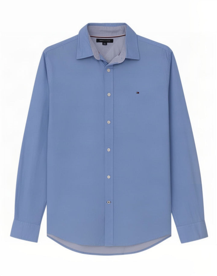 Cămașă pentru bărbați Tommy Hilfiger, mare, albastru, bumbac