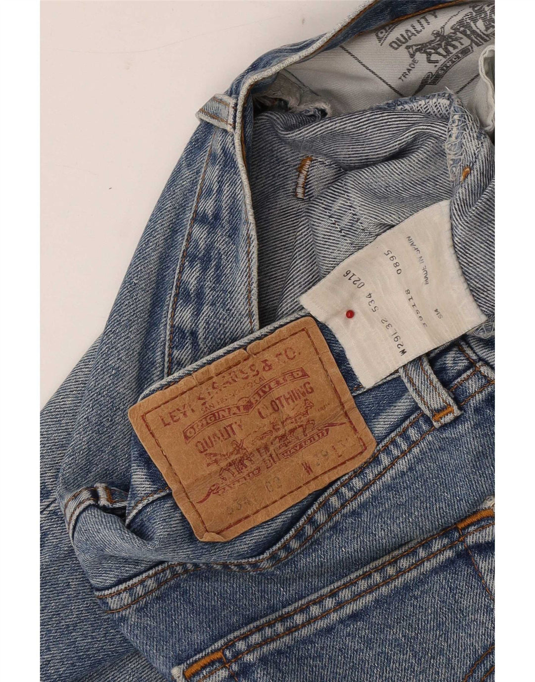 Blugi conici pentru bărbați Levi's 534 W29 L26 Bumbac albastru