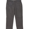 LEE Womens Straight Casual Trousers W38 L30 Grey Cotton Vintage Lee and Second-Hand Lee from Messina Hembry 