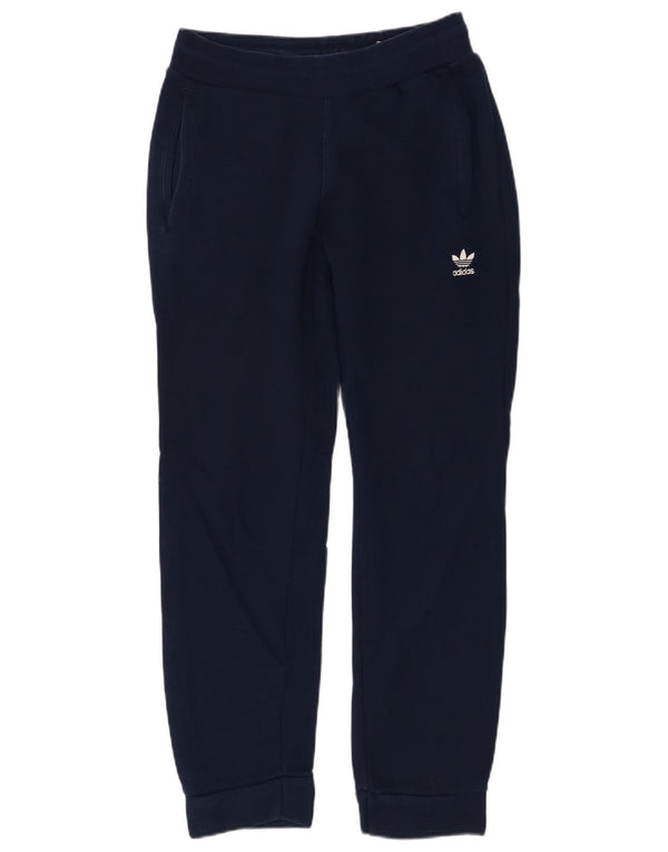 Pantaloni de trening pentru bărbați Adidas Pantaloni de jogging mici Bumbac bleumarin