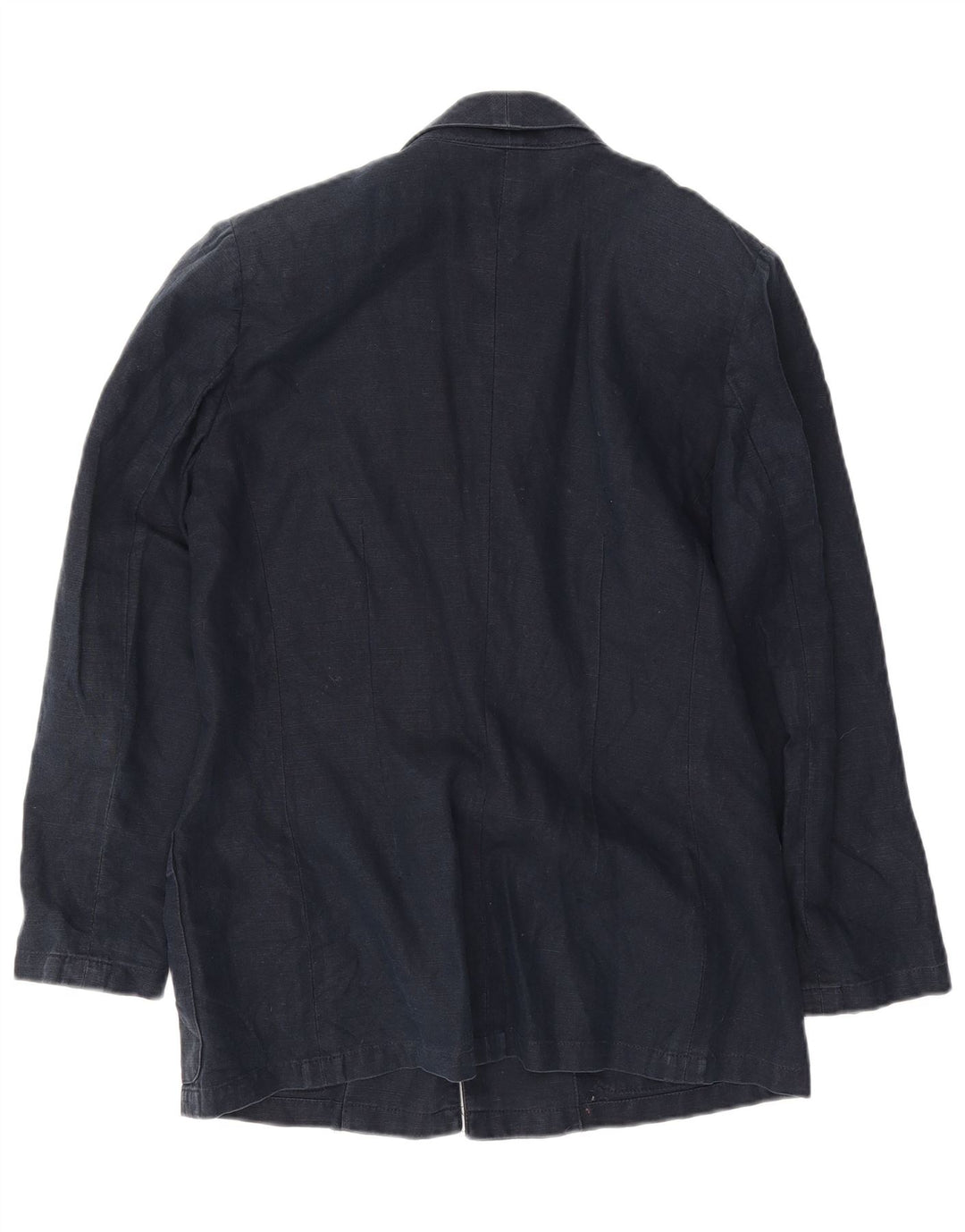 Sacou blazer pentru femei Luisa Spagnoli cu 1 nasture UK 10 Mic bleumarin