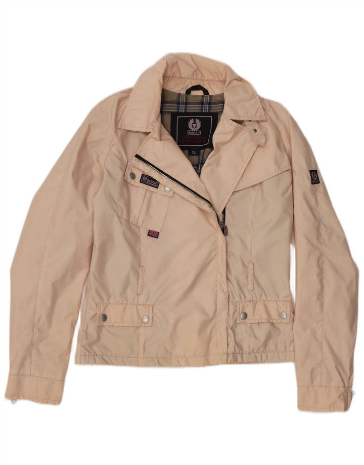 Jachetă Belstaff Fete Biker 13-14 Ani Roz Nylon