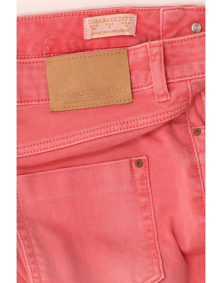 ZARA Womens Slim Jeans EU 40 Medium W30 L29 Pink Vintage Zara and Second-Hand Zara from Messina Hembry 