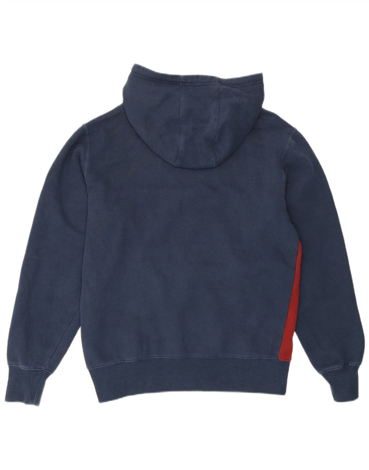 Pulover cu glugă pentru bărbați Ellesse, din bumbac color bloc, albastru marin mediu