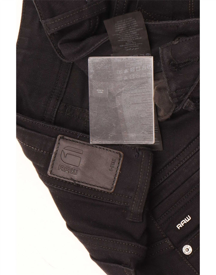 Blugi drepti G-Star pentru femei Midge Saddle W28 L30 bumbac negru