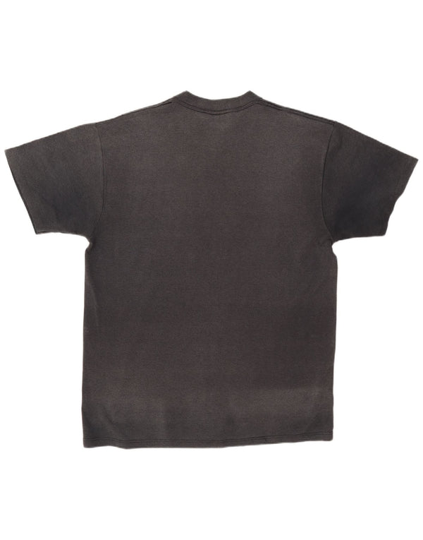 Tricou grafic Harley Davidson pentru bărbați 1991 Top XL Gri poliester Motocicletă
