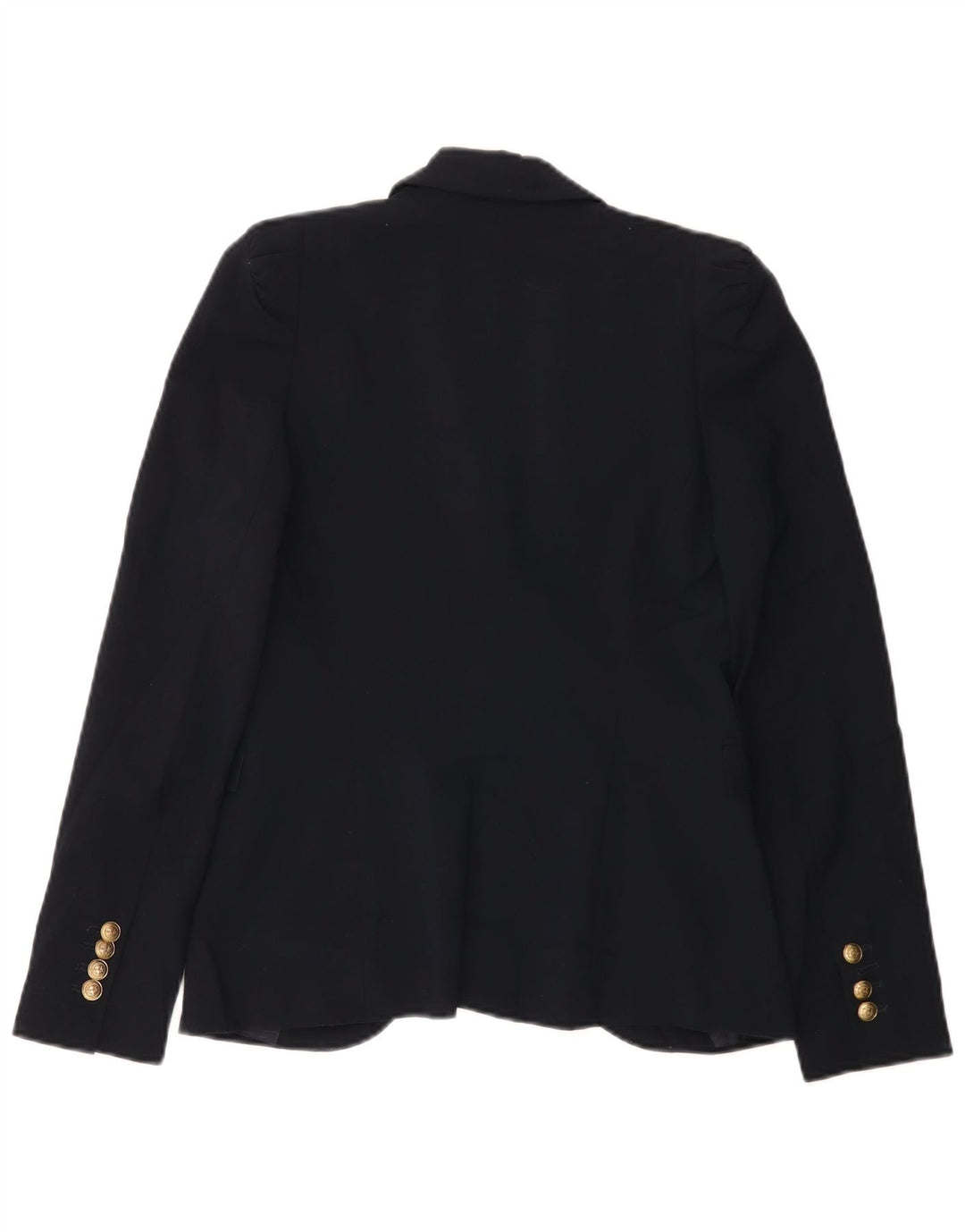 Sacou blazer pentru femei Zara cu 1 nasture UK 6 XS Poliester bleumarin
