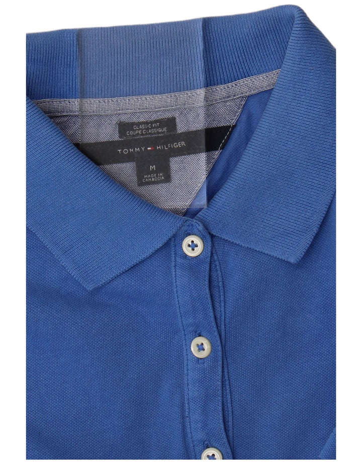 TOMMY HILFIGER Tricou Polo Classic Fit UK 12 Albastru Mediu
