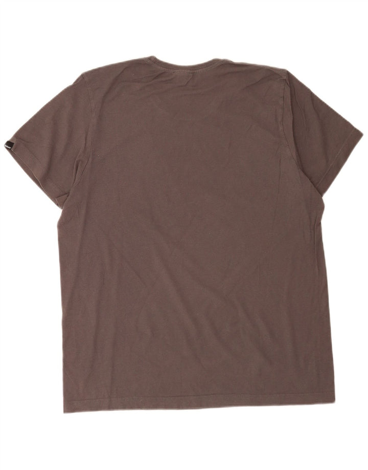 Tricou grafic pentru bărbați Adidas Top, bumbac, gri mediu