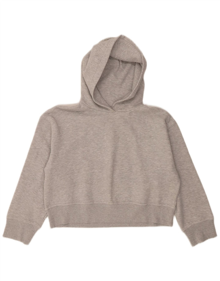 Pulover cu glugă supradimensionat pentru femeie Zara UK 14, gri mediu