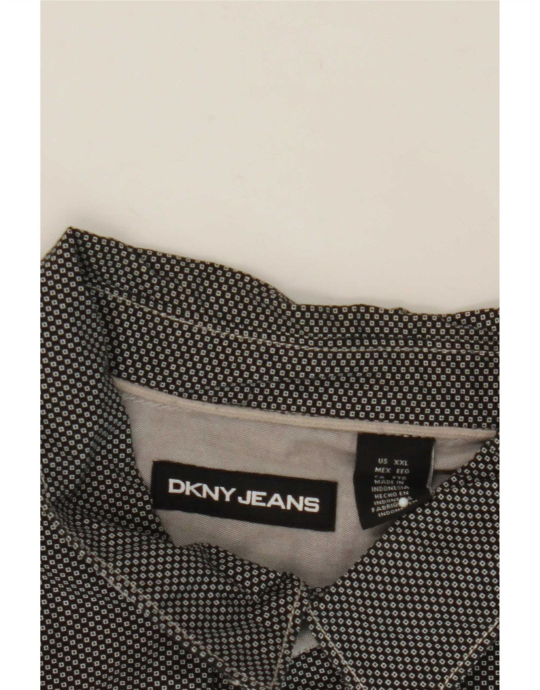 Cămașă Bărbați Dkny 2XL Negru Geometric