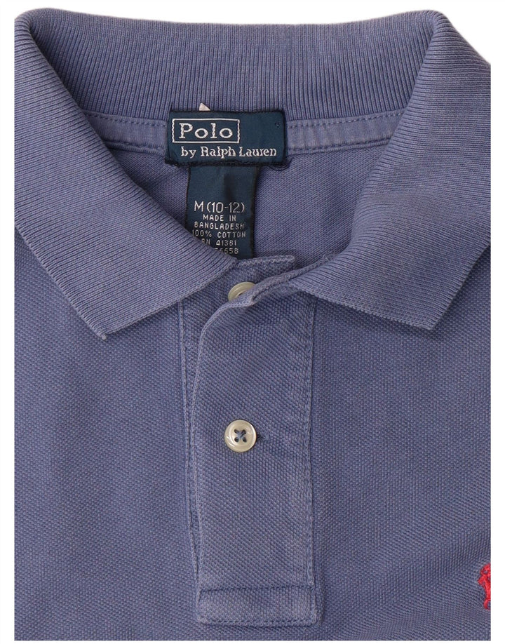 POLO RALPH LAUREN Tricou polo baieti 10-11 ani, mediu, bleumarin, bumbac