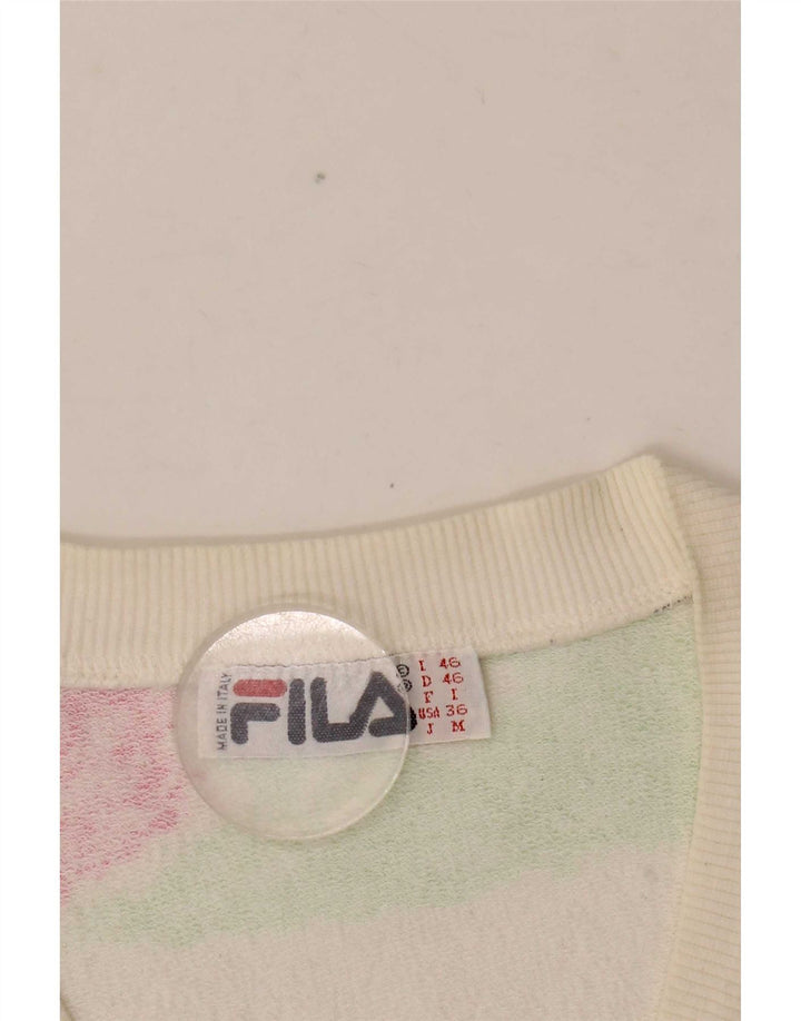 Fila Femei Vest Tank Top IT 46 Large White