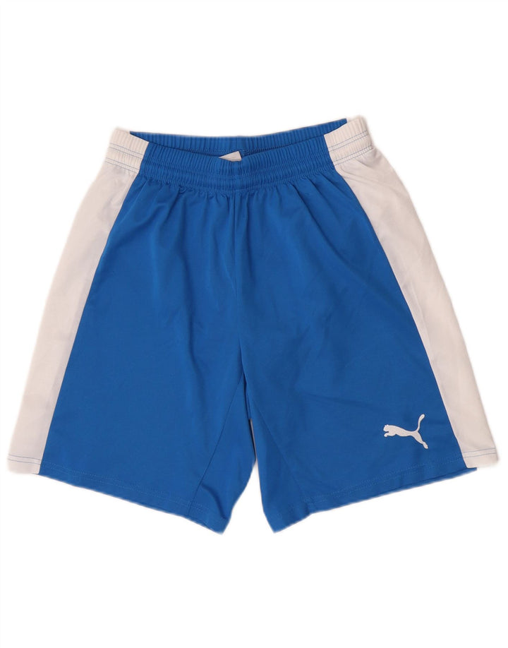 Pantaloni scurți sport Puma pentru bărbați, albastru, color block