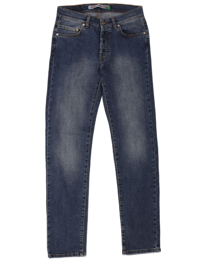 Blugi slim pentru bărbați Carrera 710 Regular Fit L32 L33 Bumbac albastru