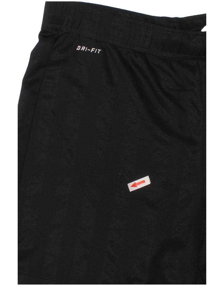Pantaloni scurți sport Nike Dri Fit pentru băieți 10-11 ani Poliester cu dungi negre medii