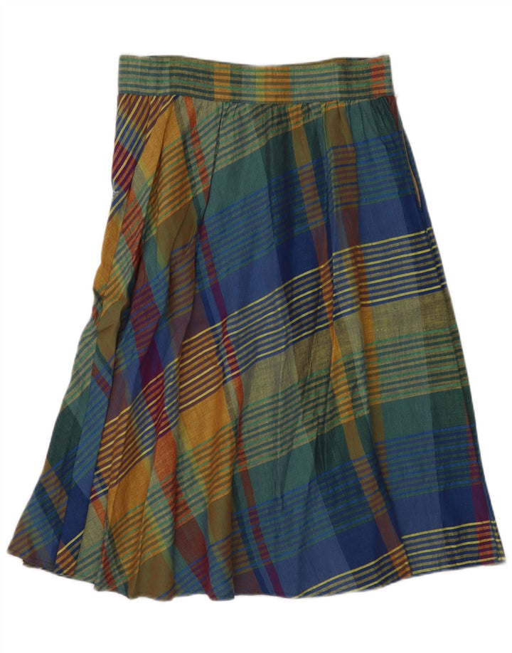 Fusta de damă vintage în formă de A W32, mare, multicoloră
