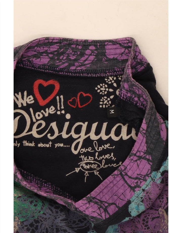 Bluză cu mânecă lungă pentru femei Desigual UK 12 Medium Multicolor Floral