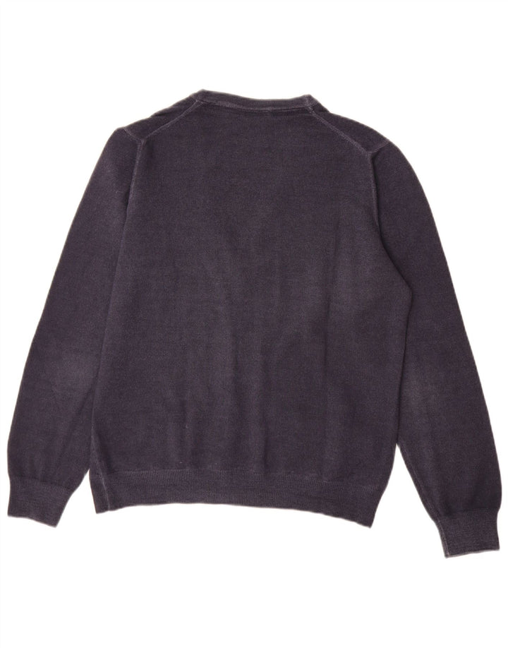 Pulover cardigan pentru bărbați Liu Jo, lână mare, albastru