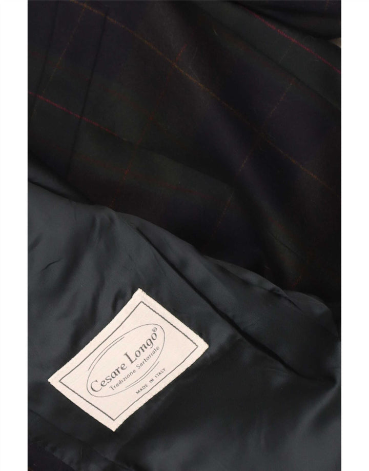 Jachetă Blazer Vintage pentru femei cu 3 nasturi UK 14 Medium, multicoloră