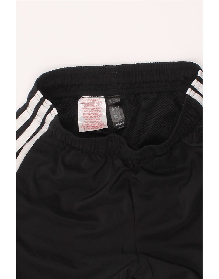 Pantaloni scurți sport pentru băieți ADIDAS 7-8 ani poliester negru