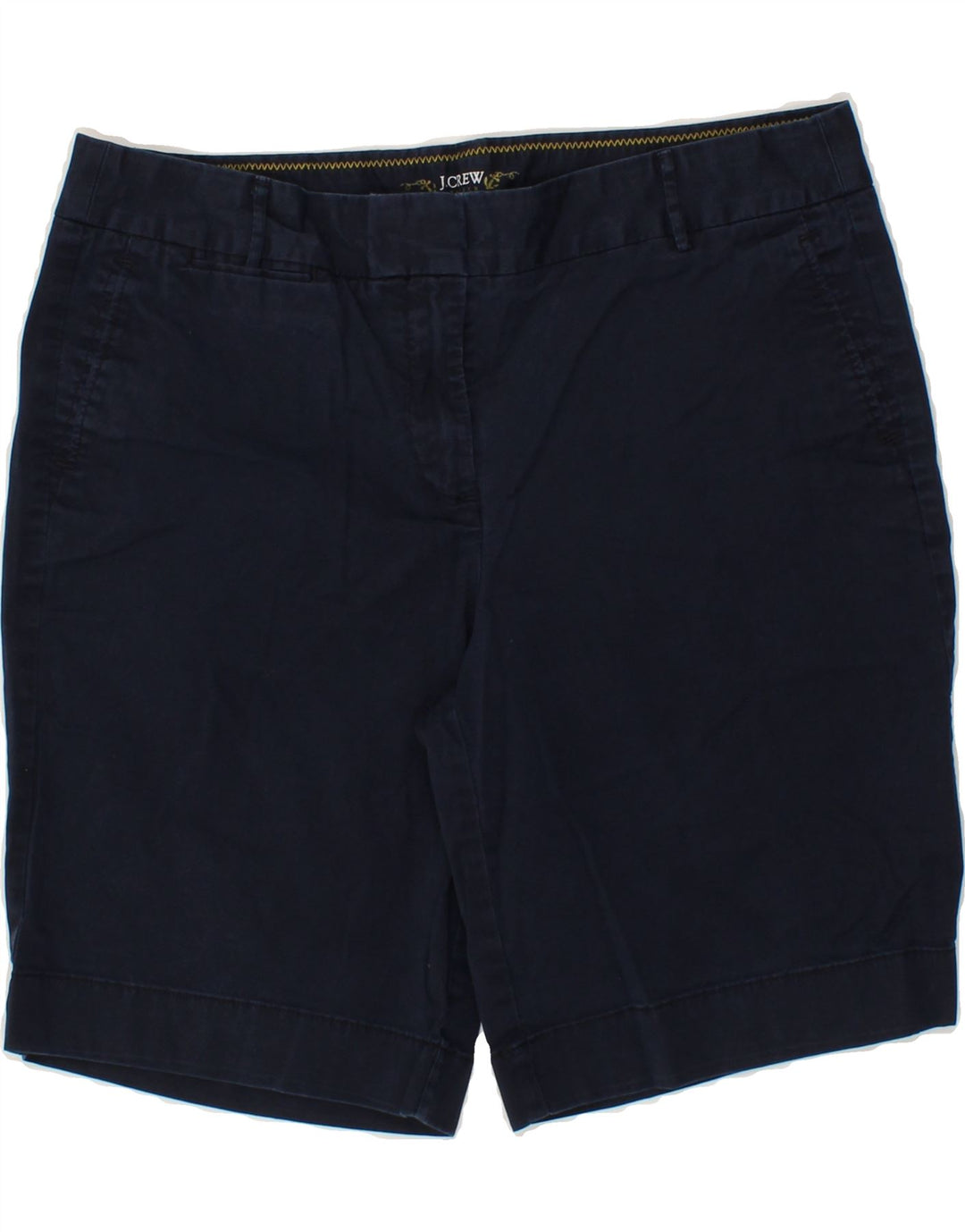 J. CREW Womens Chino Shorts US 8 Medium W32  Navy Blue Cotton Vintage J. Crew and Second-Hand J. Crew from Messina Hembry 