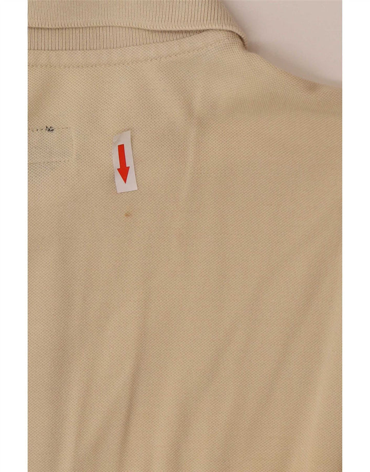 Cămașă polo Calvin Klein Jeans pentru bărbați, bumbac, bej mediu