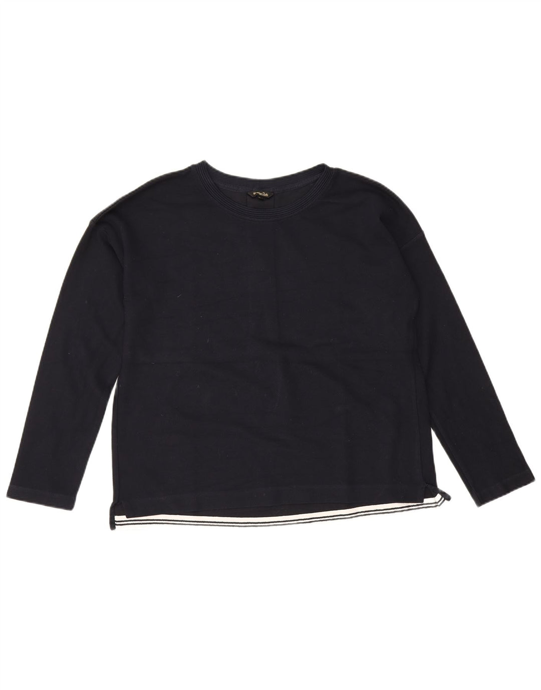 Top pentru femei Massimo Dutti cu mânecă lungă UK 16 mare bleumarin