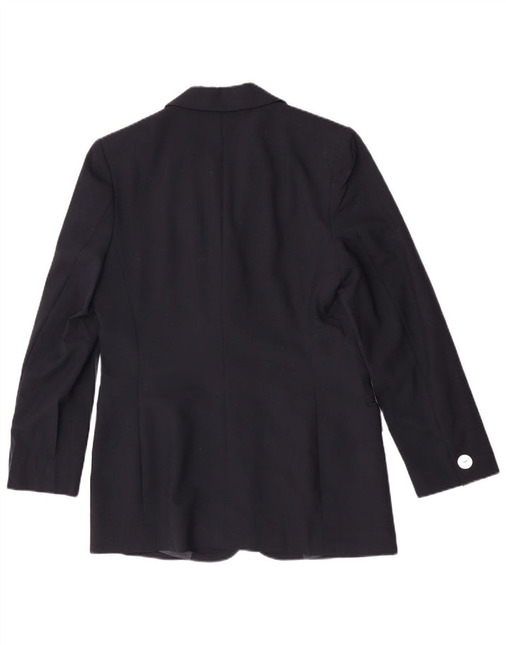 Sacou blazer cu 3 nasturi pentru femei Luisa Spagnoli IT 44 Medium Bleumarin