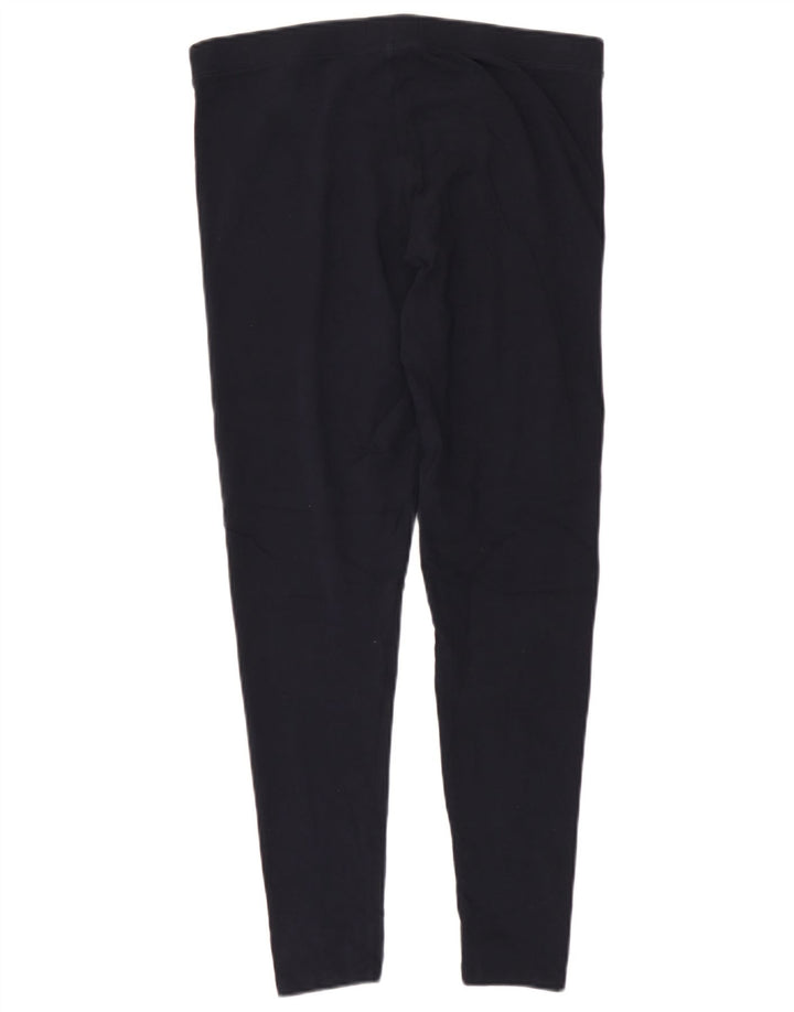 Leggings pentru femei Marks & Spencer UK 14 mari, albastru, bumbac