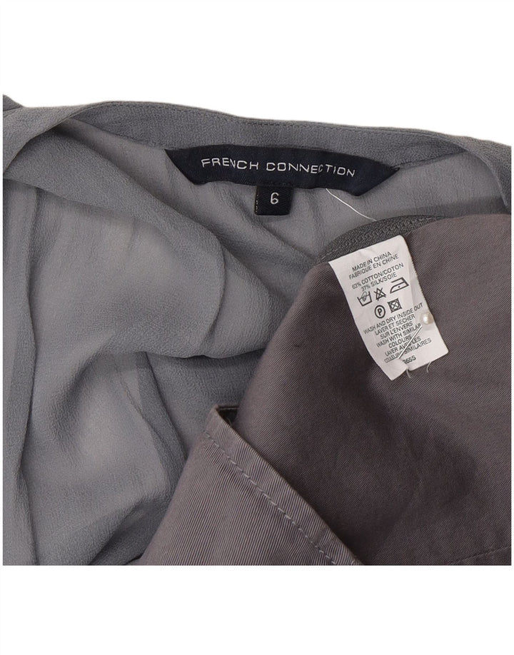 Bluză pentru femei French Connection Top UK 6 XS bumbac gri