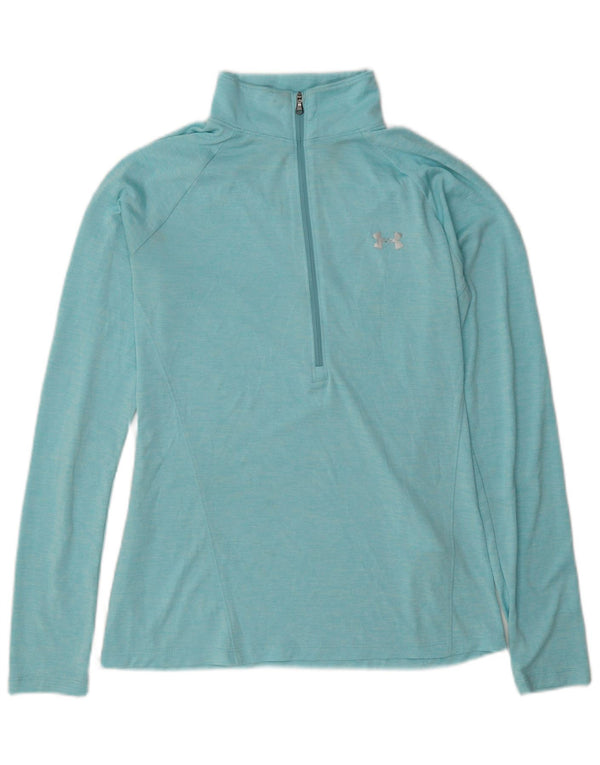 Top de trening Under Armour pentru femei Heat Gear Pullover UK 14 Medium Blue