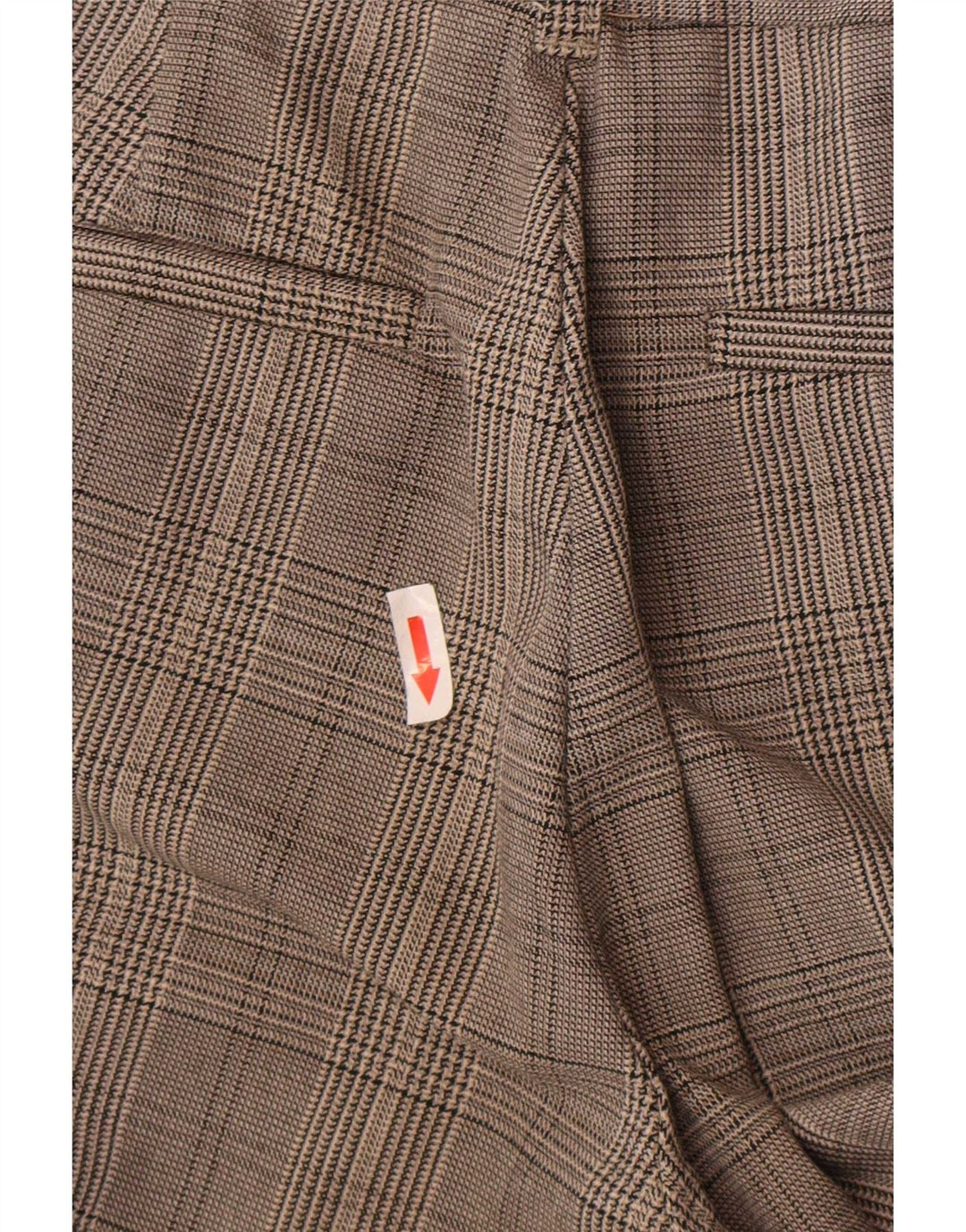 Pantaloni chino slim pentru femei Zara Mici L26 L25 Gri Check