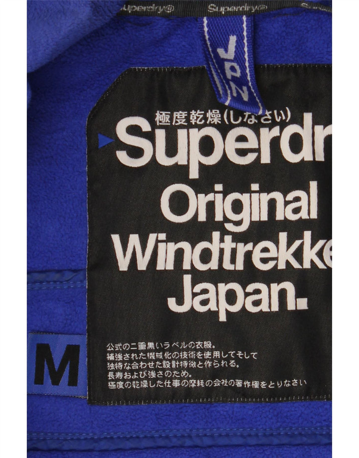 Jachetă Windtrekker cu glugă pentru bărbați SUPERDRY UK 38, gri mediu