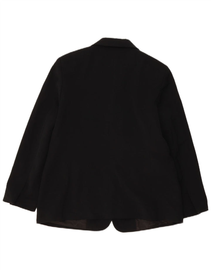 Jachetă blazer pentru femei L.L.Bean, cu 3 nasturi, US 14 XL, poliester negru