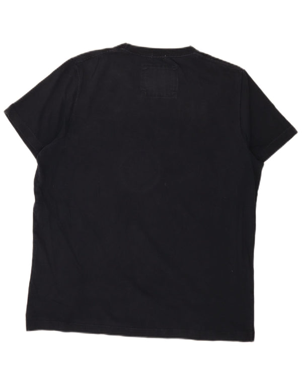 Tricou grafic Abercrombie & Fitch pentru femei Muscle Fit Top XL bleumarin