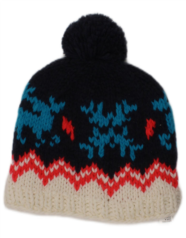 Pălărie Roxy pentru femei, tricot, mărime, albastru marin Fair Isle poliester iarnă