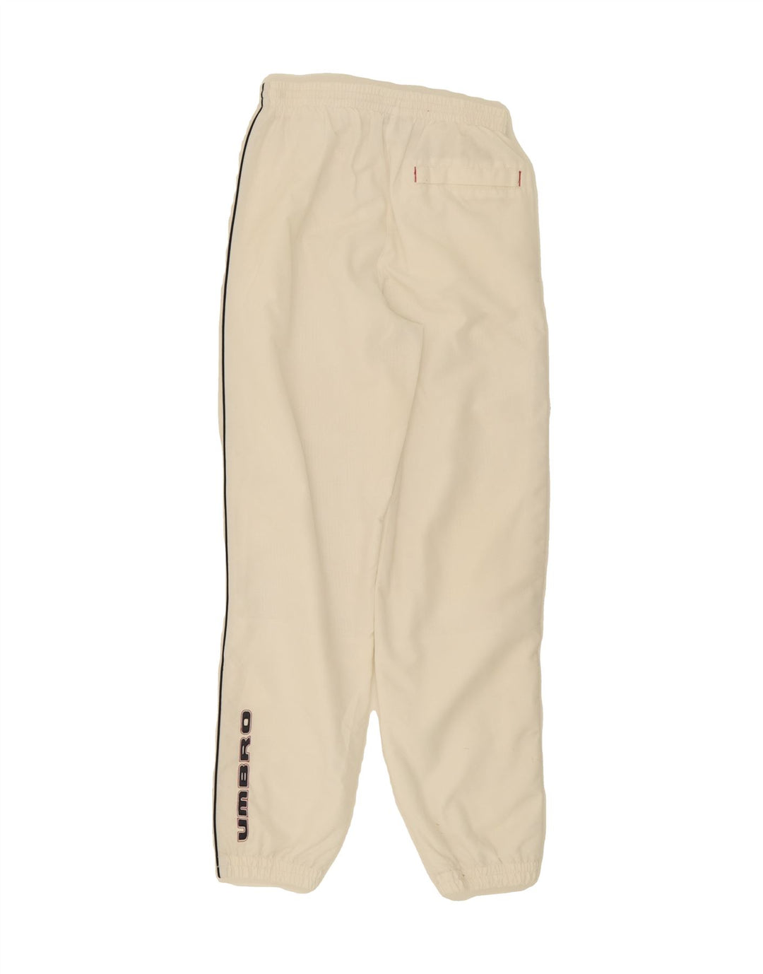 UMBRO Boys Graphic Tracksuit Trousers Joggers 10-11 Years  White Polyester Vintage Umbro and Second-Hand Umbro from Messina Hembry 