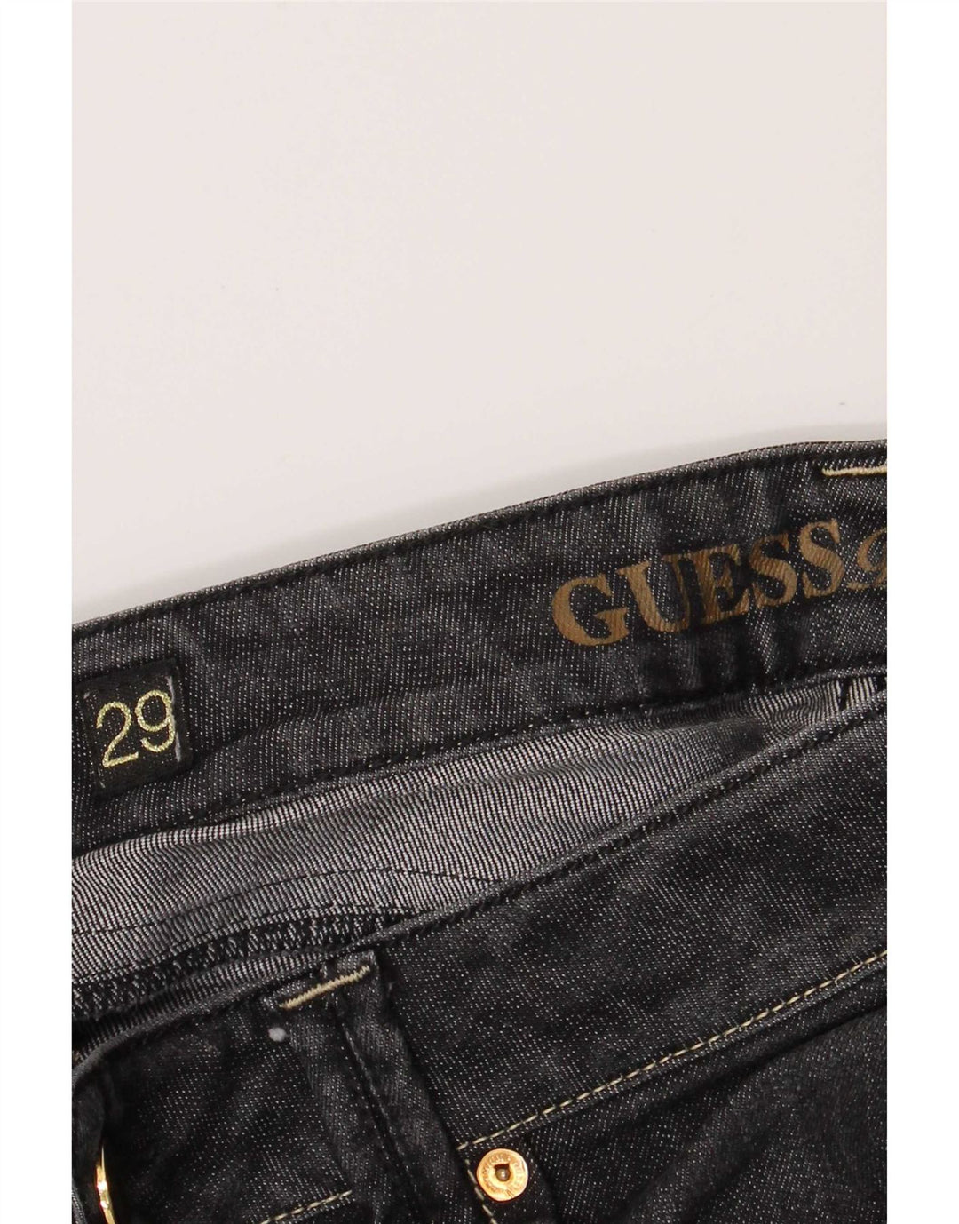 Blugi Guess Crop Slim pentru femei W29 L26 gri