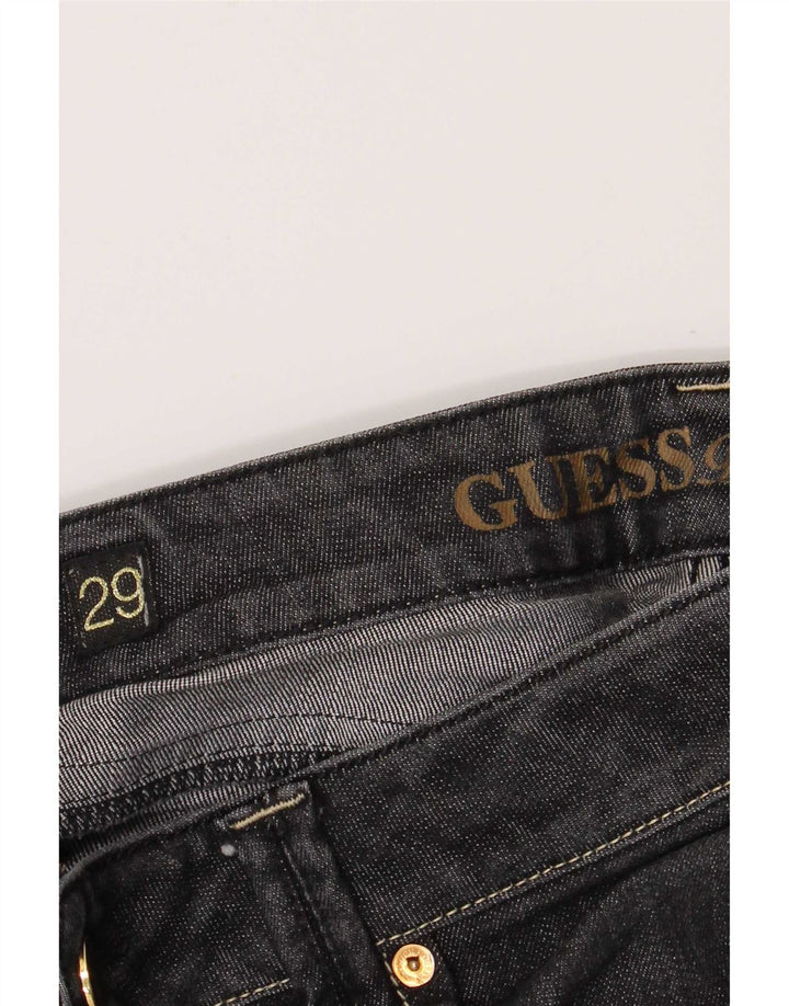 Blugi Guess Crop Slim pentru femei W29 L26 gri