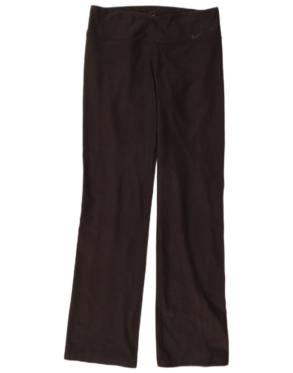 Pantaloni de trening Nike Dri Fit pentru femei UK 14 Poliester mediu negru