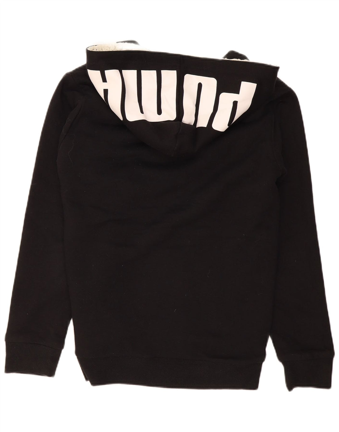 Pulover PUMA Graphic Zip Hoodie pentru băieți 15-16 ani XL bumbac negru