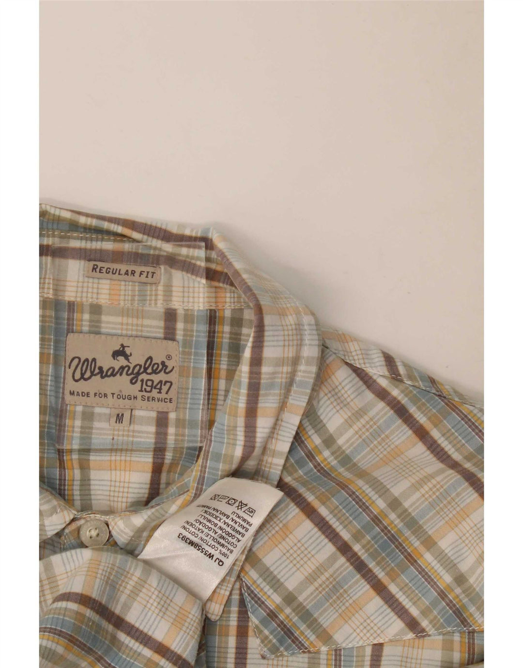 Cămașă Wrangler pentru bărbați, cu mânecă scurtă, cu tăiere obișnuită, mijlocie, multicoloră