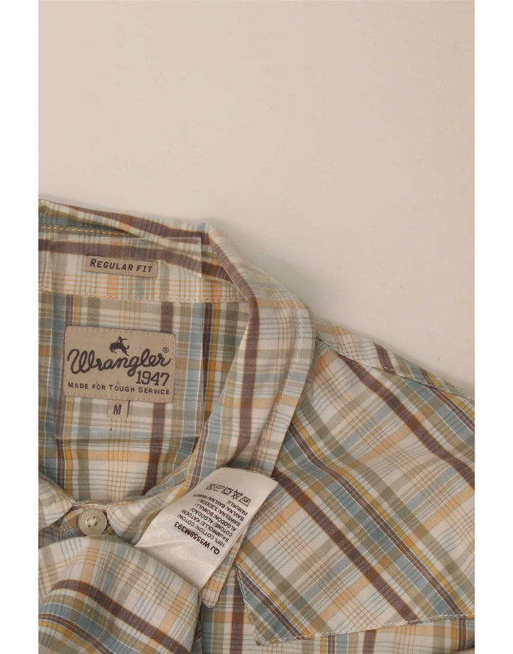 Cămașă Wrangler pentru bărbați, cu mânecă scurtă, cu tăiere obișnuită, mijlocie, multicoloră