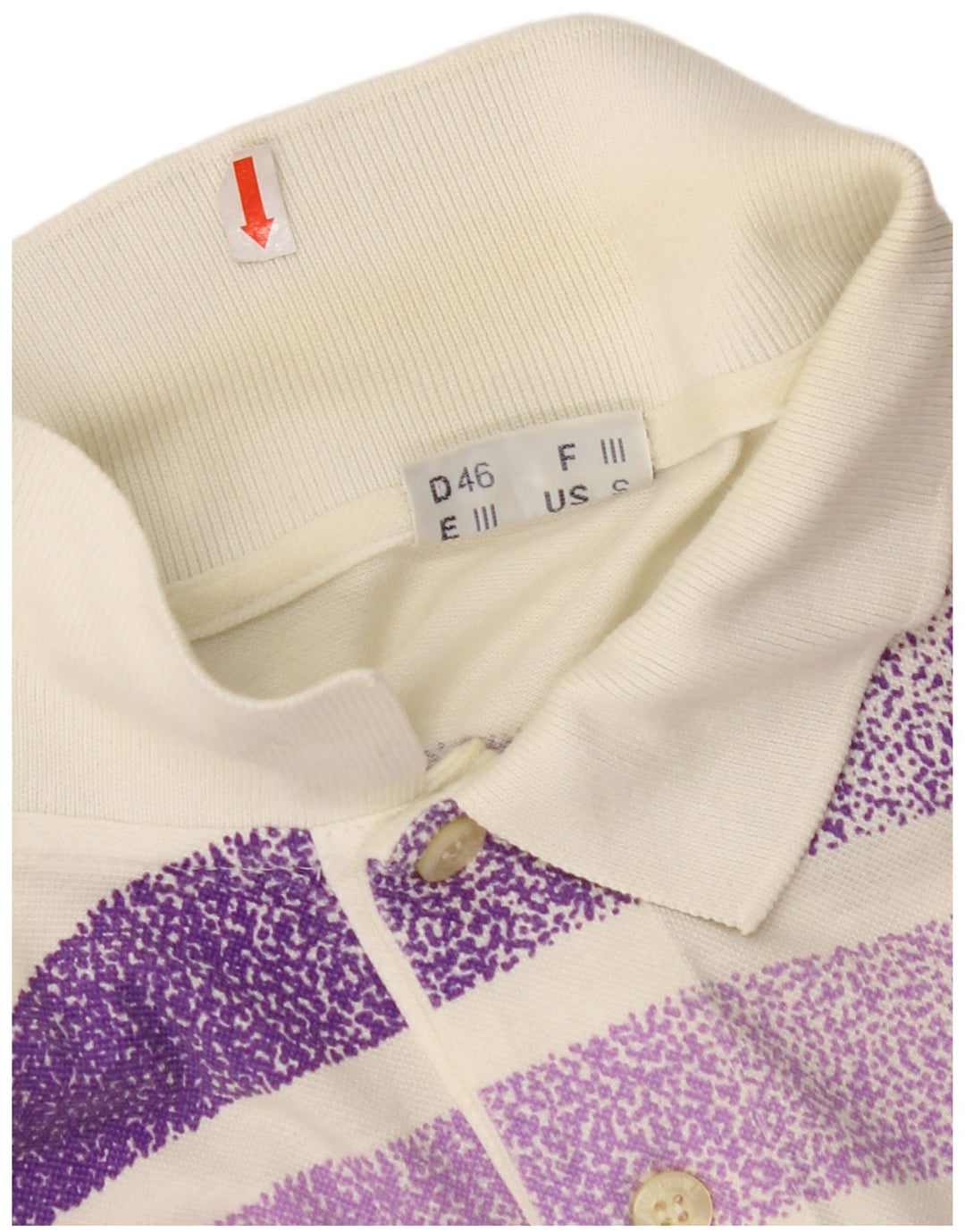 SERGIO TACCHINI Tricou polo pentru bărbați, mic din bumbac cu dungi alb