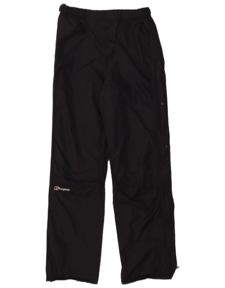 Pantaloni de trening BERGHAUS pentru femei UK 12 Medium Black Nylon